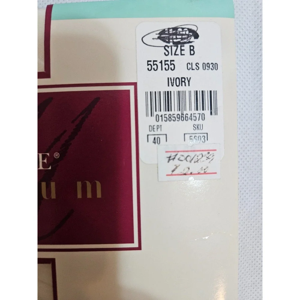 Matisse Premium Ivory Pantyhose Long-Line BodyShaper Sandalfoot Size‎ B